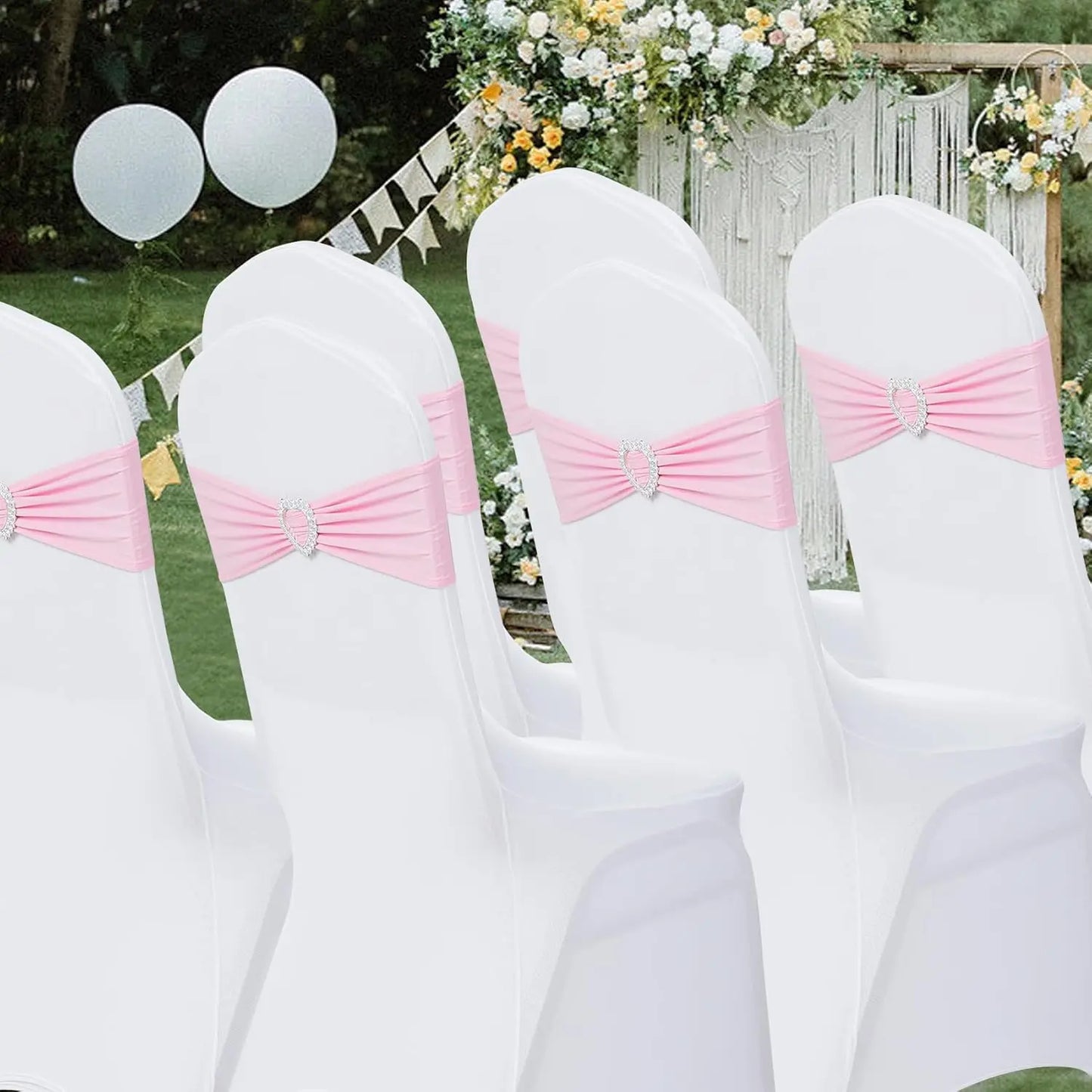 ruban en satin pour chaises