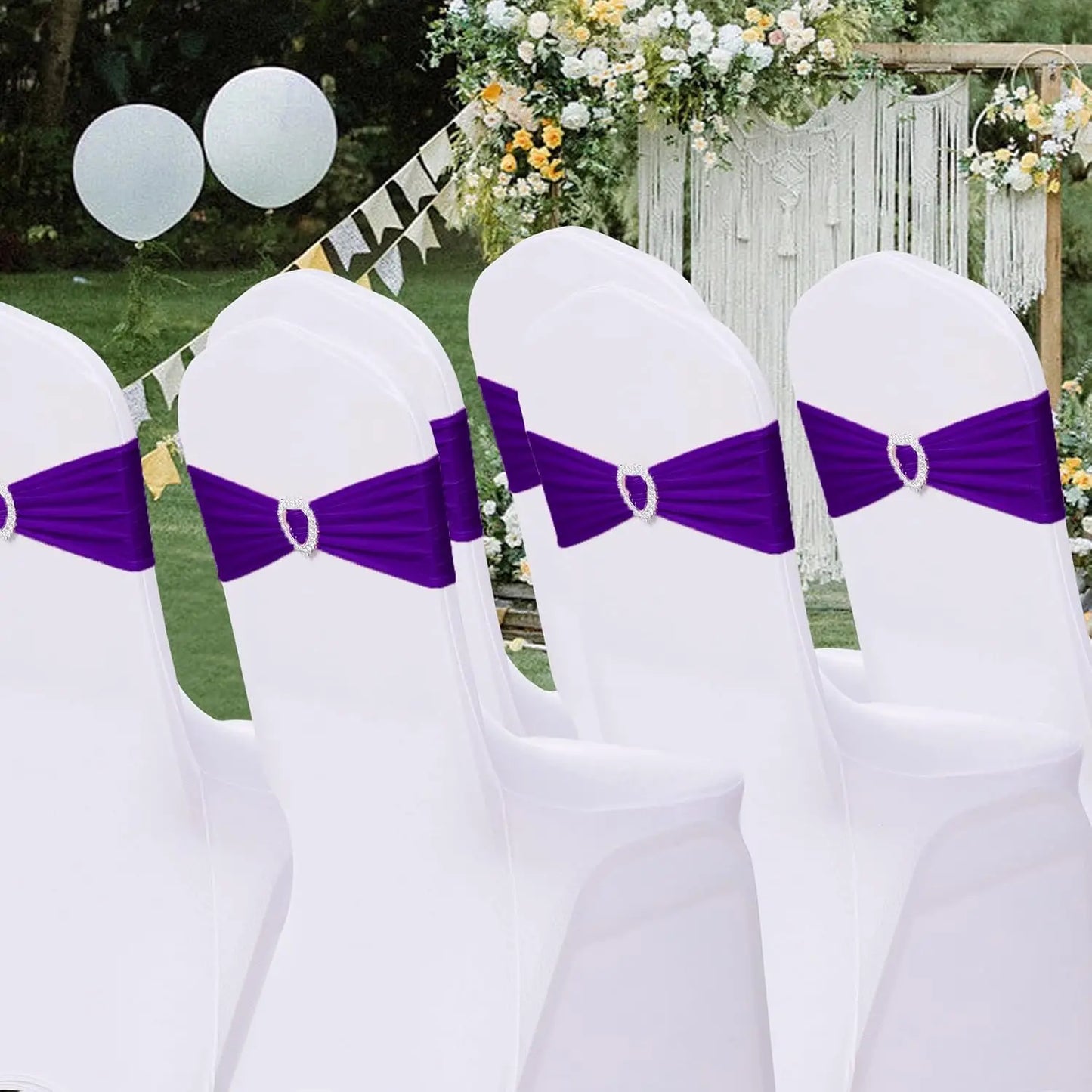 ruban en satin pour chaises