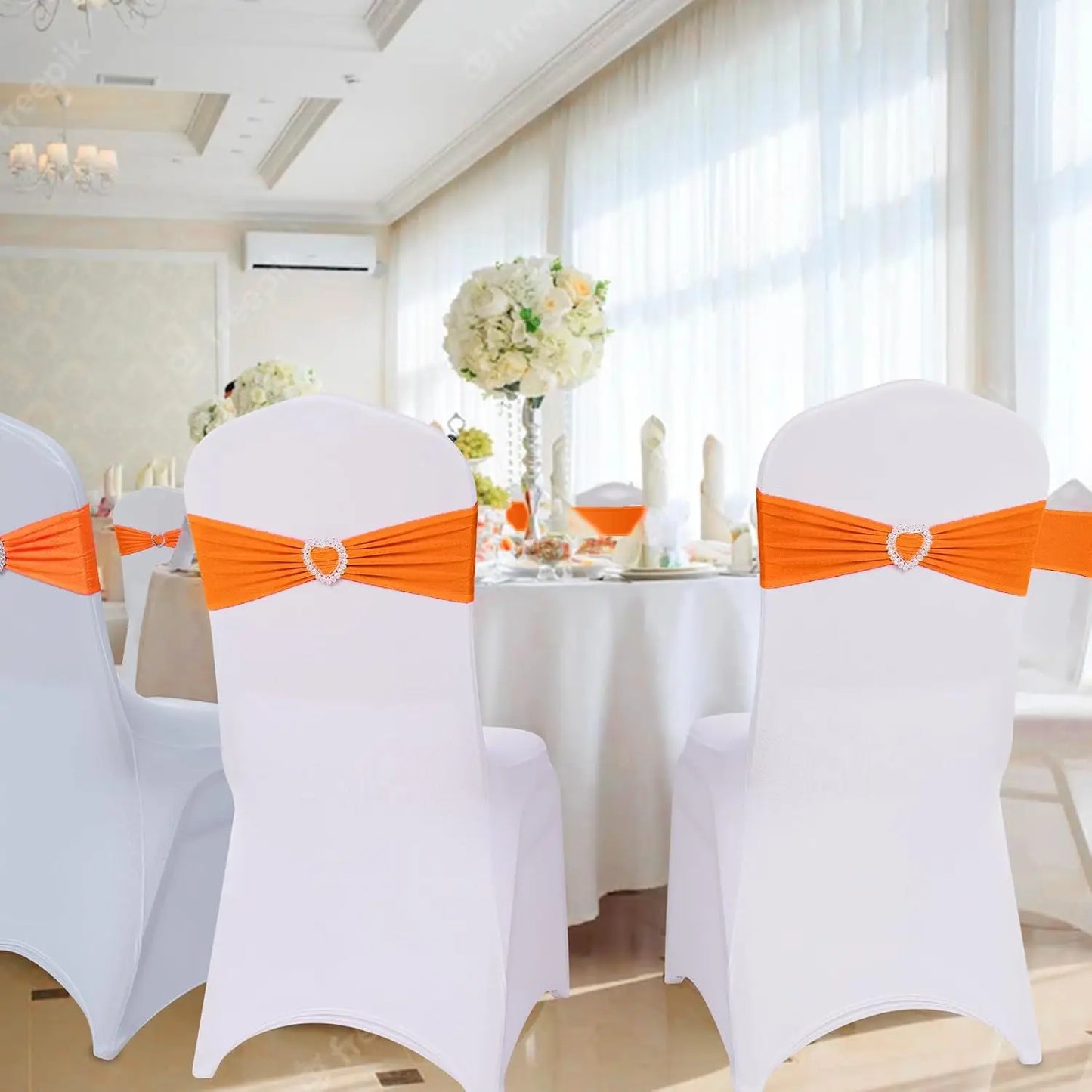 ruban en satin pour chaises