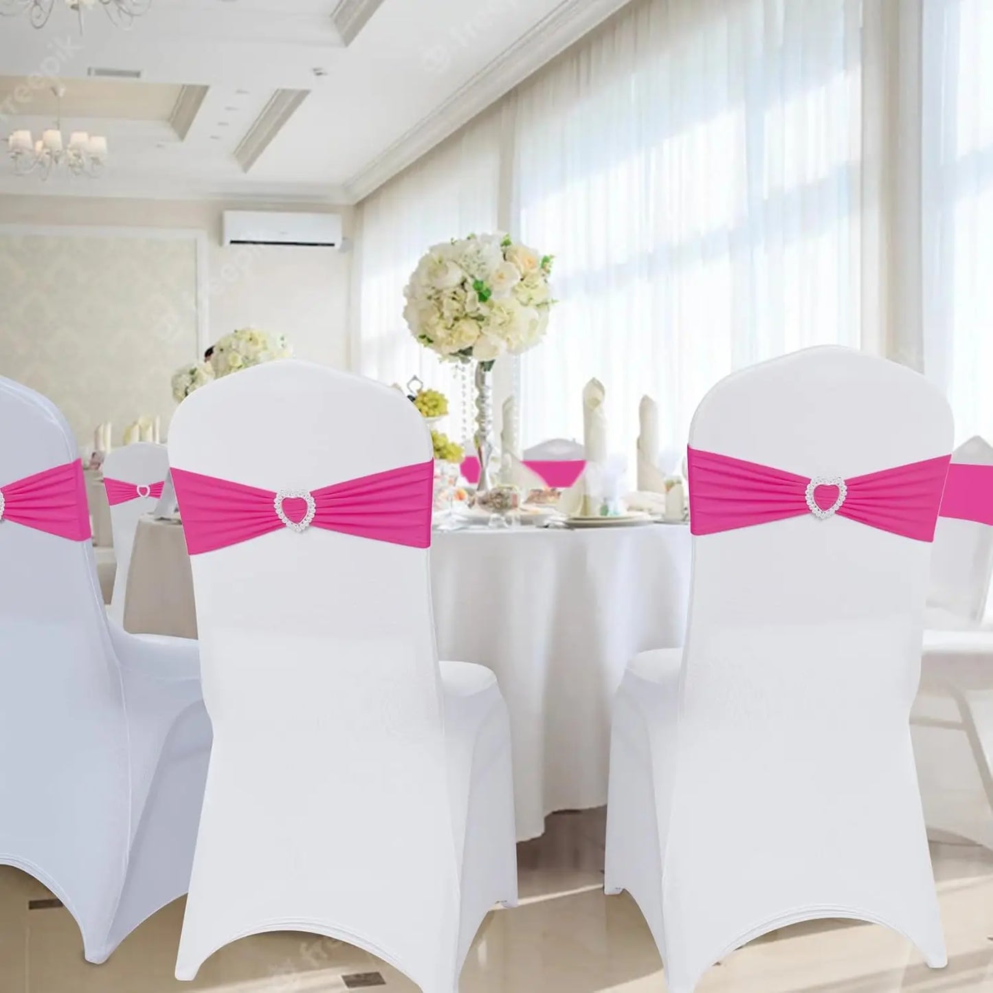 ruban en satin pour chaises