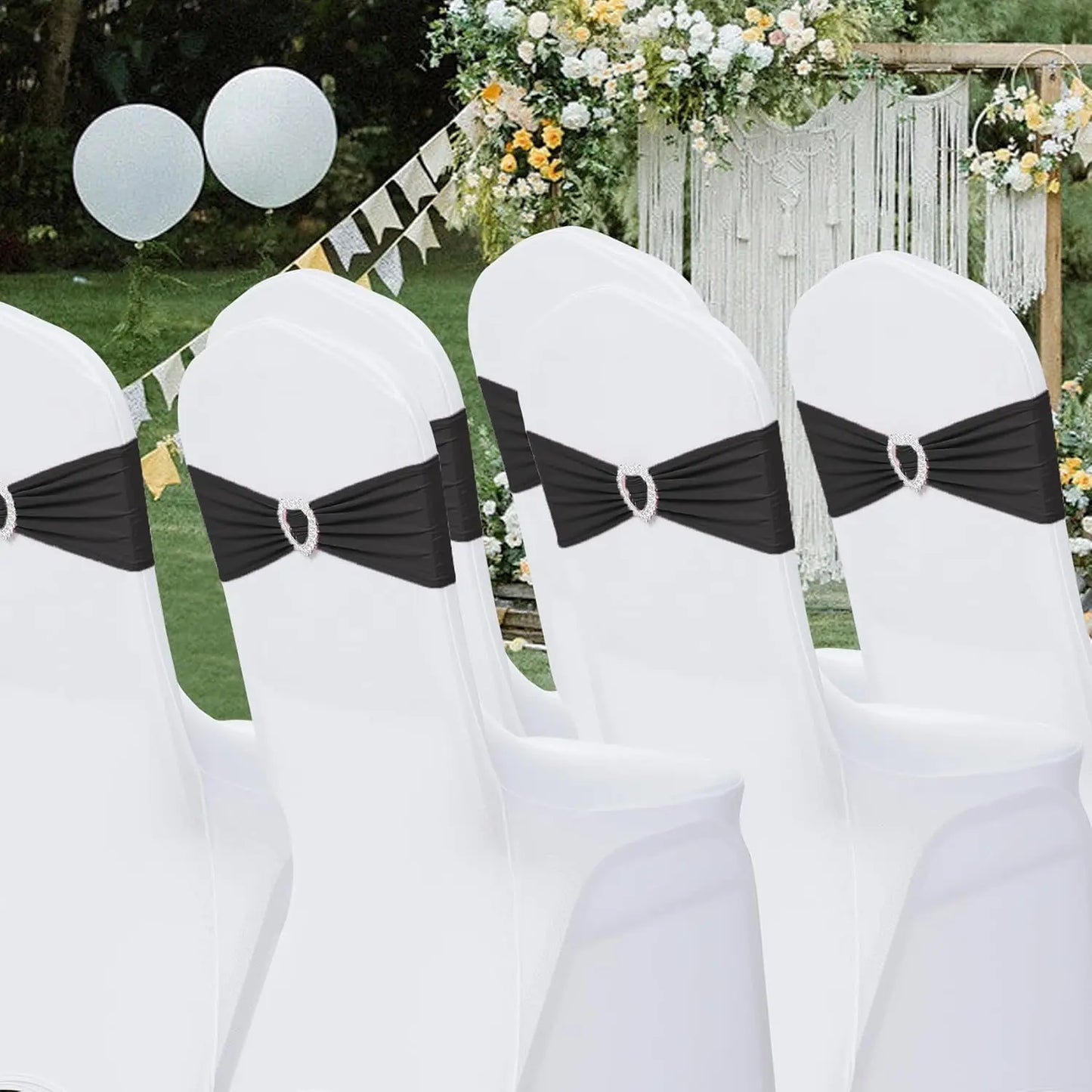 ruban en satin pour chaises