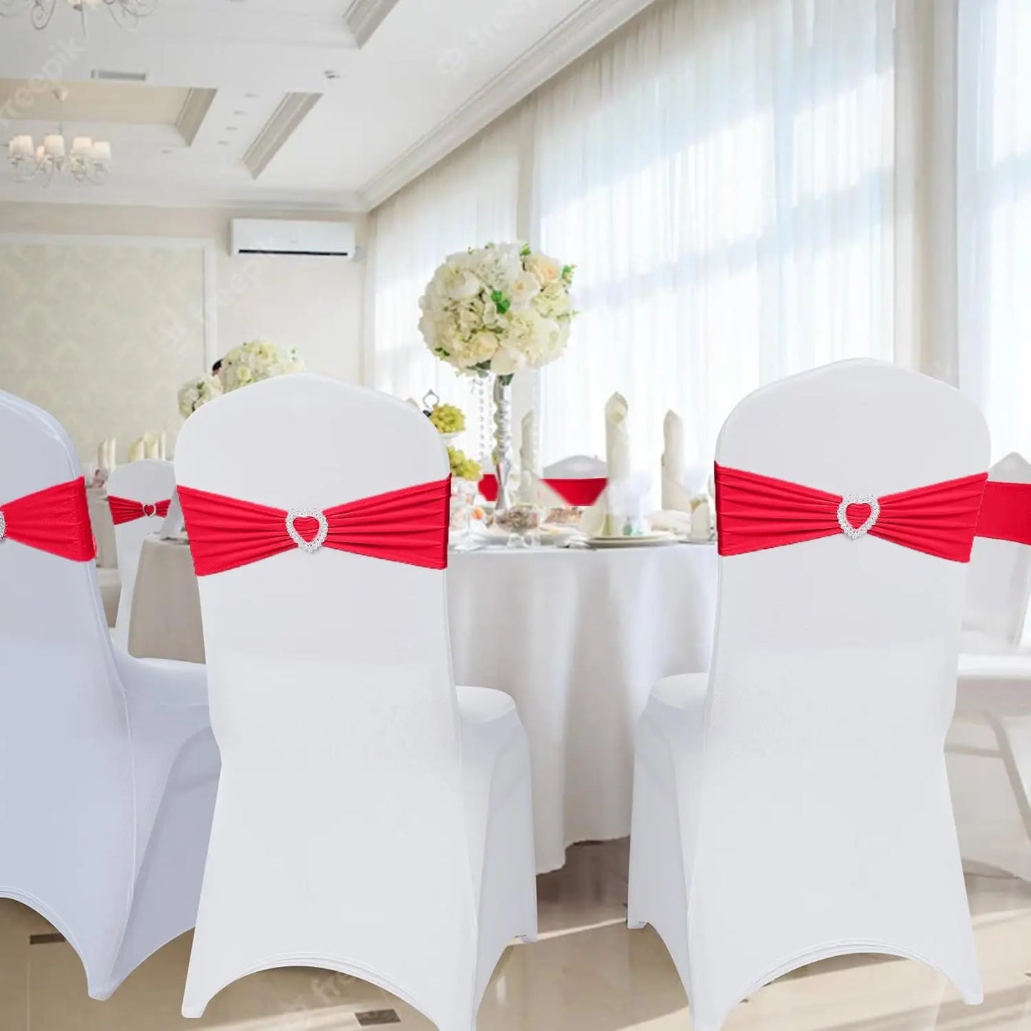 ruban en satin pour chaises