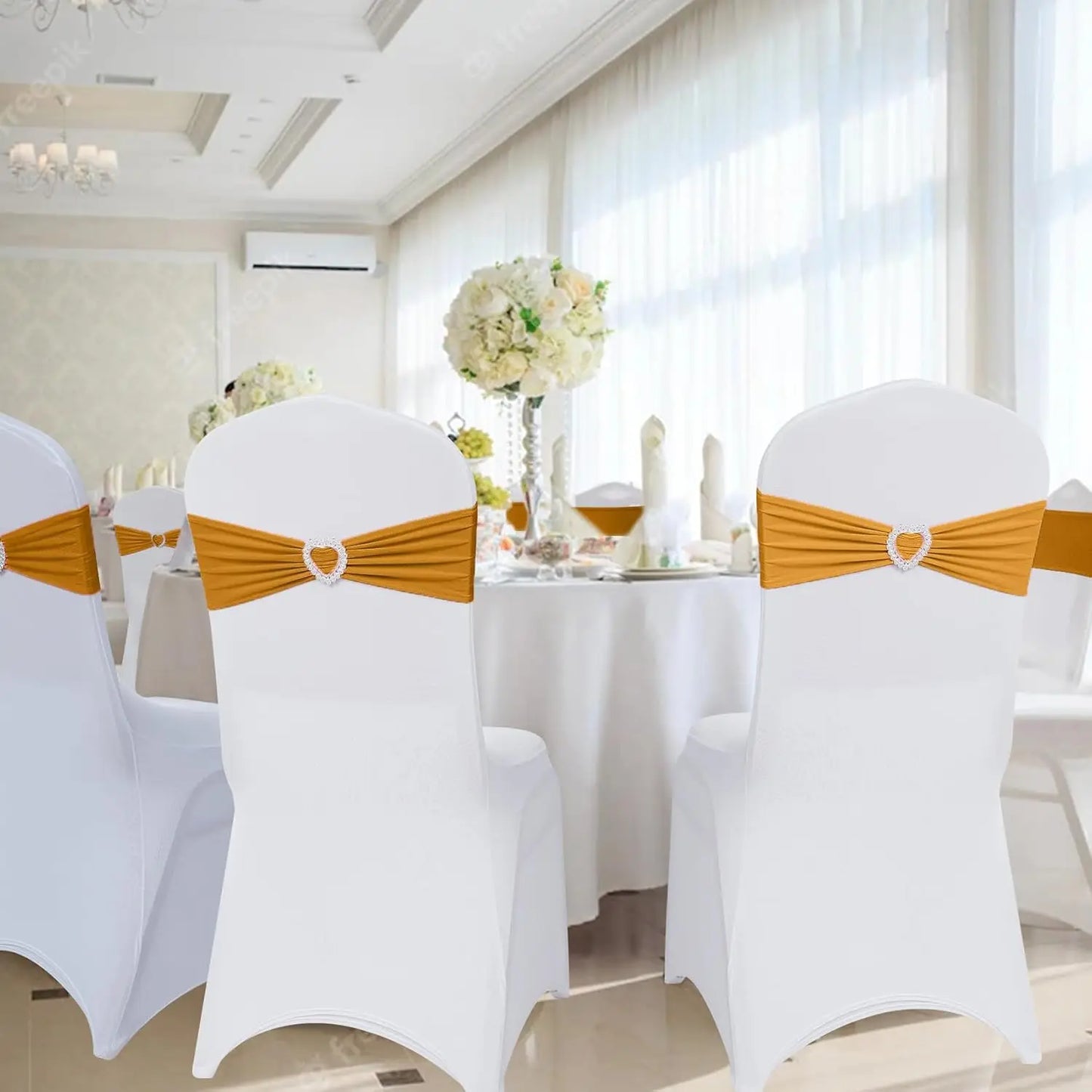 ruban en satin pour chaises